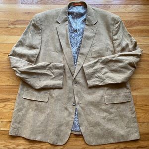 🔥🔥Talia🔥🔥Big & Tall Linen Sport Coat Size 54L